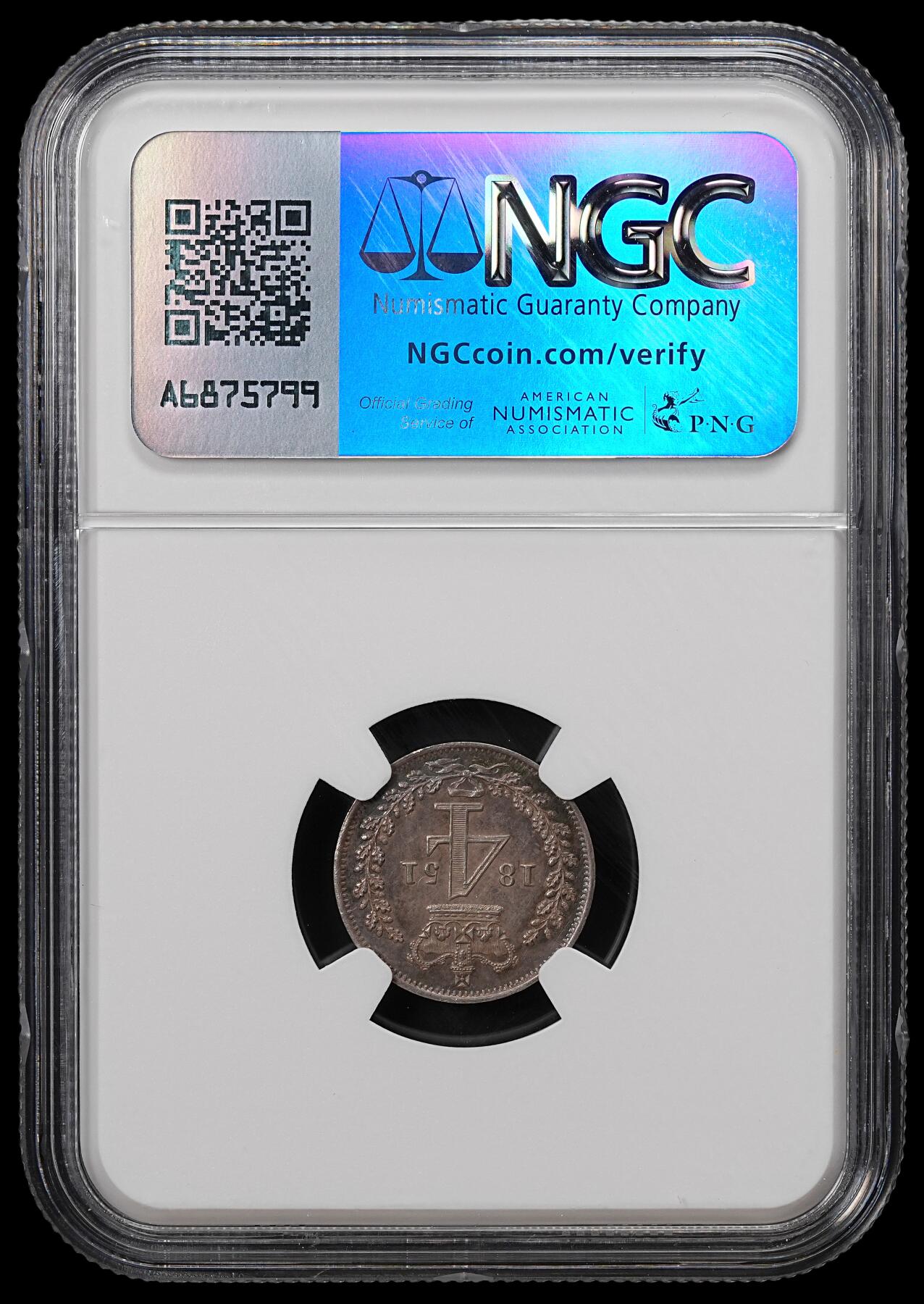 修遠堂世界钱币第八十九期 NGC MS63 1851年英国4便士银币