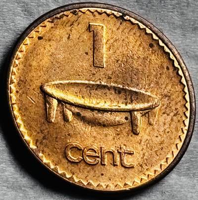 神仙姐姐-中外币专场22 原光好品1992 年斐济 1 分