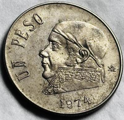 神仙姐姐-中外币专场22 - 1974 年墨西哥 1 比索