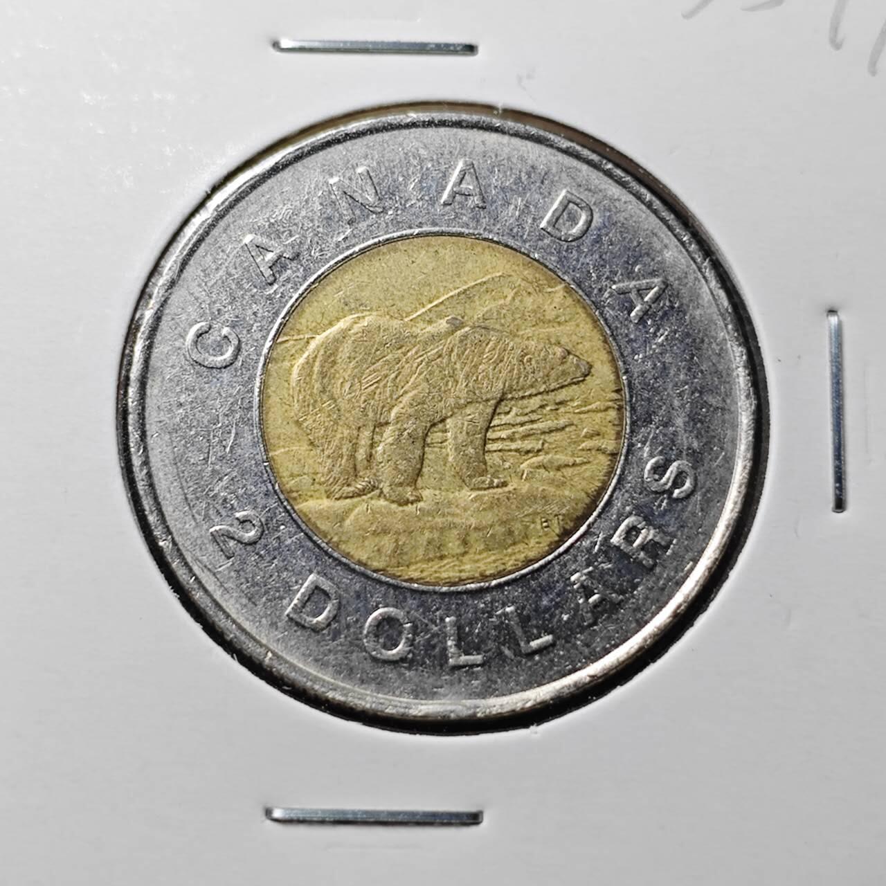 KK钱币收藏小铺 第355场 2月预留时间 周末发货  加拿大2元