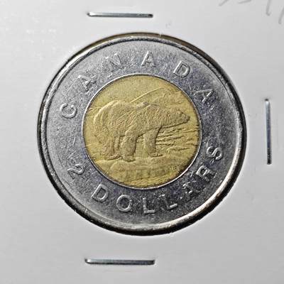 KK钱币收藏小铺 第355场 2月预留时间 周末发货 -  加拿大2元