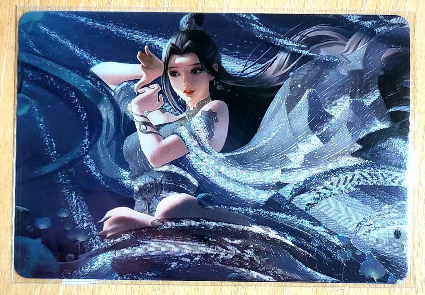 龙虎卡牌第五十九场（无佣金，满120包邮，周六晚上结拍，欢迎送拍） 粗闪 宁缺卡牌 古风美女