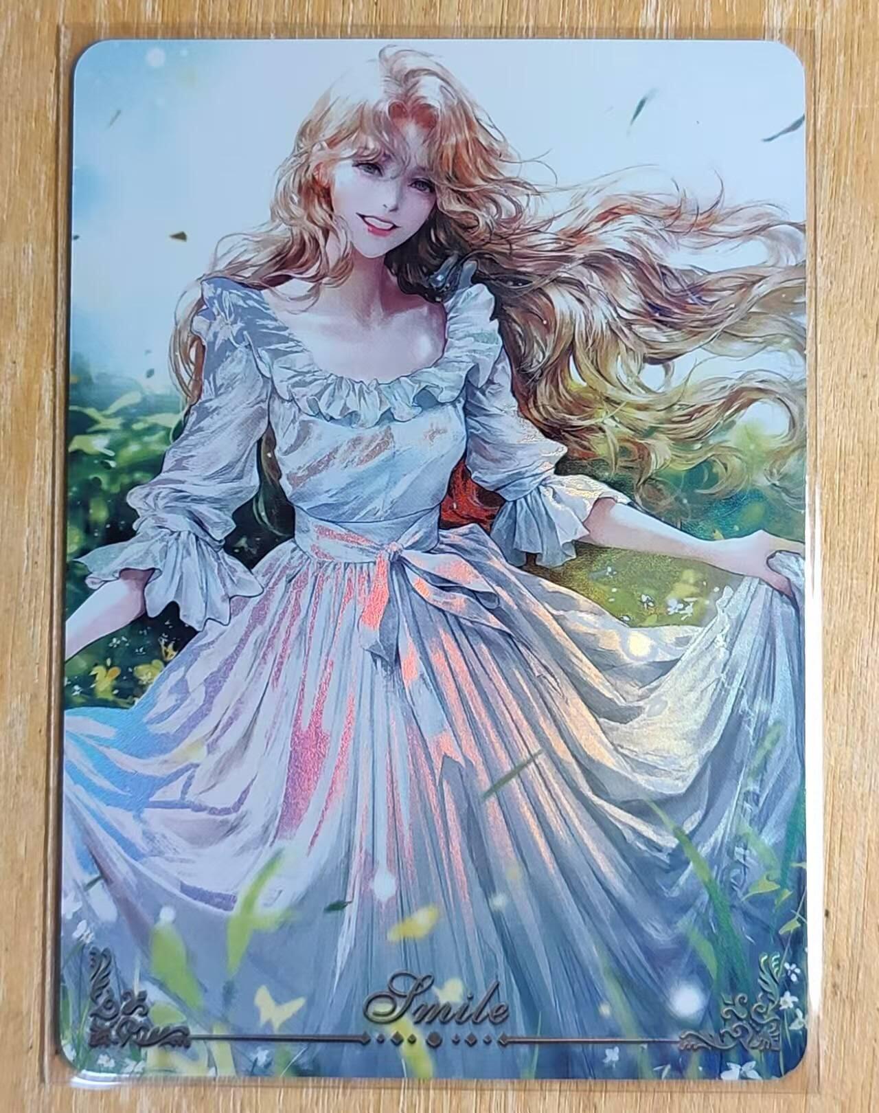 龙虎卡牌第五十九场（无佣金，满120包邮，周六晚上结拍，欢迎送拍） 折光彩闪 驴打滚卡牌 满赠卡 花丛少女