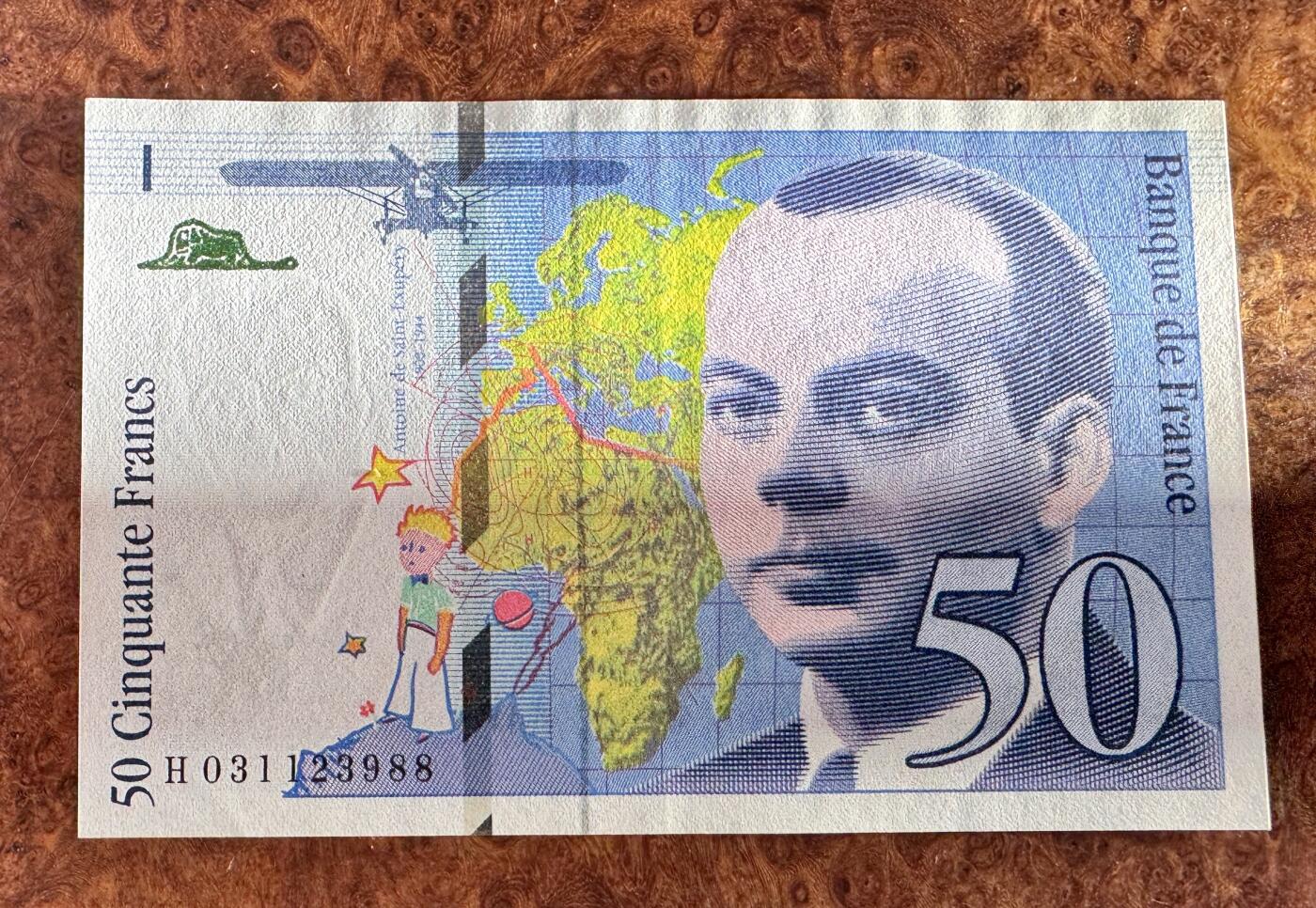 得物收藏 Chase Auction 第34期 - - 外钞、民国钞和人民币混合场！持续更新中！ 法国50法郎，品相如图！