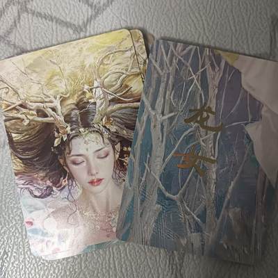 花开卡拍第43期（10月19号周日截拍，品控勿拍!!!拍品不寄存，运费5元，自制卡难免瑕疵，可能存在轻微撞角爆边等出厂瑕疵，品控介意勿拍！） - 燎原刷子妖姬传 龙女 九拼