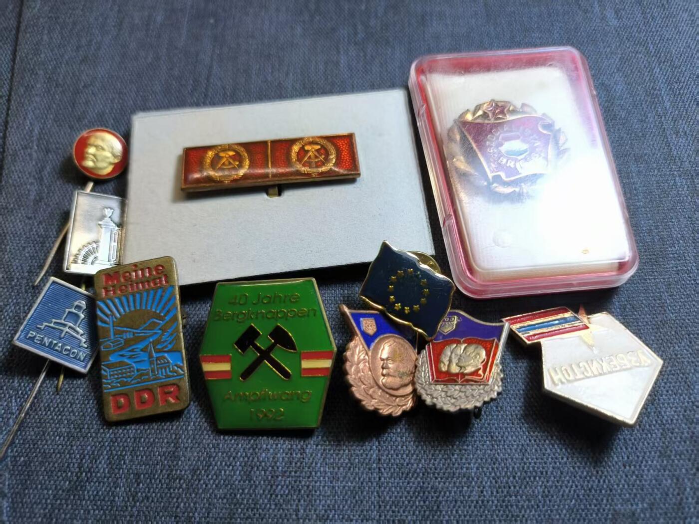 罗岚⭐爱藏⭐精品专拍第六场-分享拍场赚佣金 民主/联邦德国勋赏一组（匈牙利金级建设奖章 二次社会活动价 欧盟证章 城邦建设者）