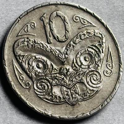 神仙姐姐-中外币专场22 1970年新西兰 10 分