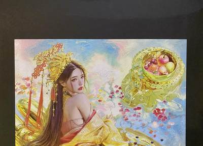 花开卡拍第43期（10月19号周日截拍，品控勿拍!!!拍品不寄存，运费5元，自制卡难免瑕疵，可能存在轻微撞角爆边等出厂瑕疵，品控介意勿拍！） - A4粗闪 燎原人间传 胡奿 编号888
