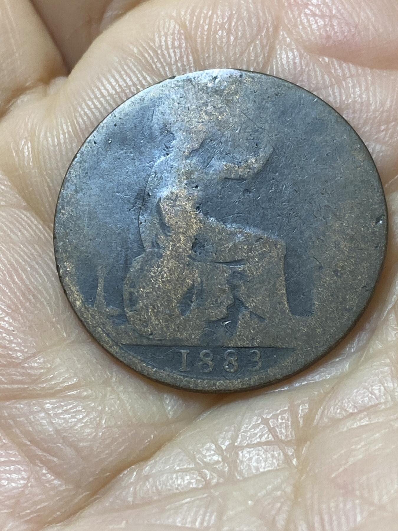 2025年第一百一十一场(总第一百三十七场）外国好品散币(免佣金) 英国🇬🇧1883年1便士(维多利亚女王中年桂冠第三版)