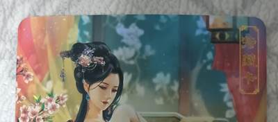 花开卡拍第43期（10月19号周日截拍，品控勿拍!!!拍品不寄存，运费5元，自制卡难免瑕疵，可能存在轻微撞角爆边等出厂瑕疵，品控介意勿拍！） - 卡将绝代芳华 貂蝉 艺术版 彩闪 编号073