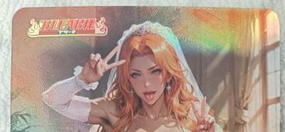 花开卡拍第43期（10月19号周日截拍，品控勿拍!!!拍品不寄存，运费5元，自制卡难免瑕疵，可能存在轻微撞角爆边等出厂瑕疵，品控介意勿拍！） - 松本乱菊花嫁 艺术版 折光彩闪