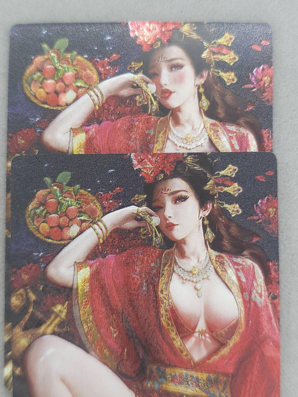 龙虎卡牌第五十九场（无佣金，满120包邮，周六晚上结拍，欢迎送拍） 粗闪2张 星宿文创 媚玄鉴-杨玉环