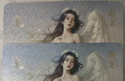 花开卡拍第43期（10月19号周日截拍，品控勿拍!!!拍品不寄存，运费5元，自制卡难免瑕疵，可能存在轻微撞角爆边等出厂瑕疵，品控介意勿拍！） - 燎原刷子妖姬传 精卫双服饰 粗闪2张