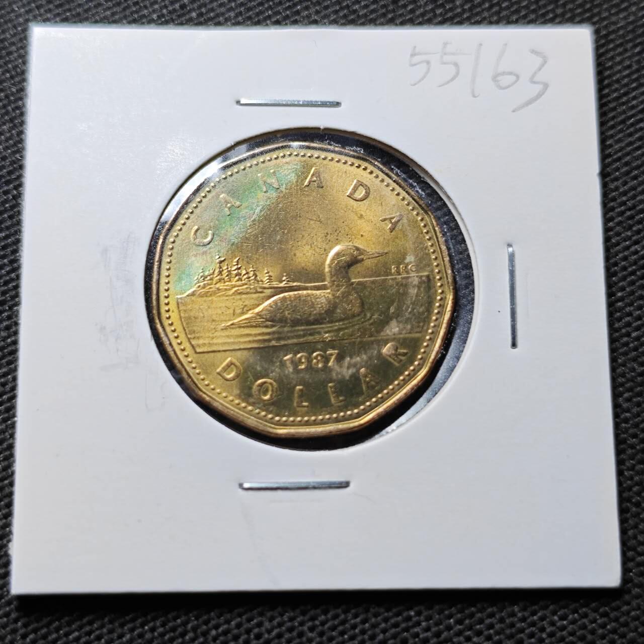 KK钱币收藏小铺 第355场 2月预留时间 周末发货  加拿大1元