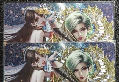 天玑星卡拍第129期《10.16周四截拍》持续收拍收评中 满赠卡需备注 - 卡玩帕克 魂姬三国炫光典藏卡 钟会姬 粗闪 两张