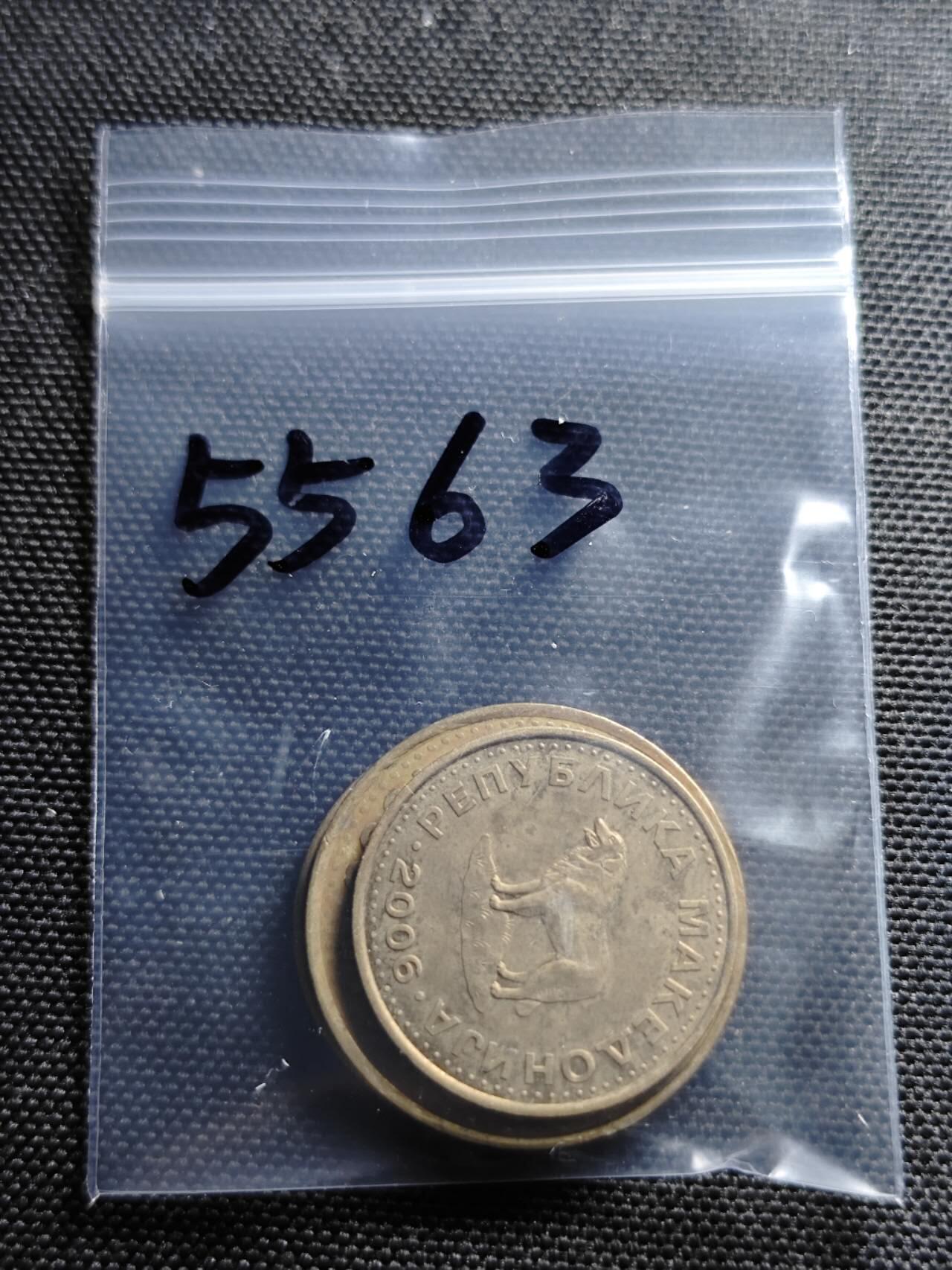 KK钱币收藏小铺 第355场 2月预留时间 周末发货  马其顿一组 动物币