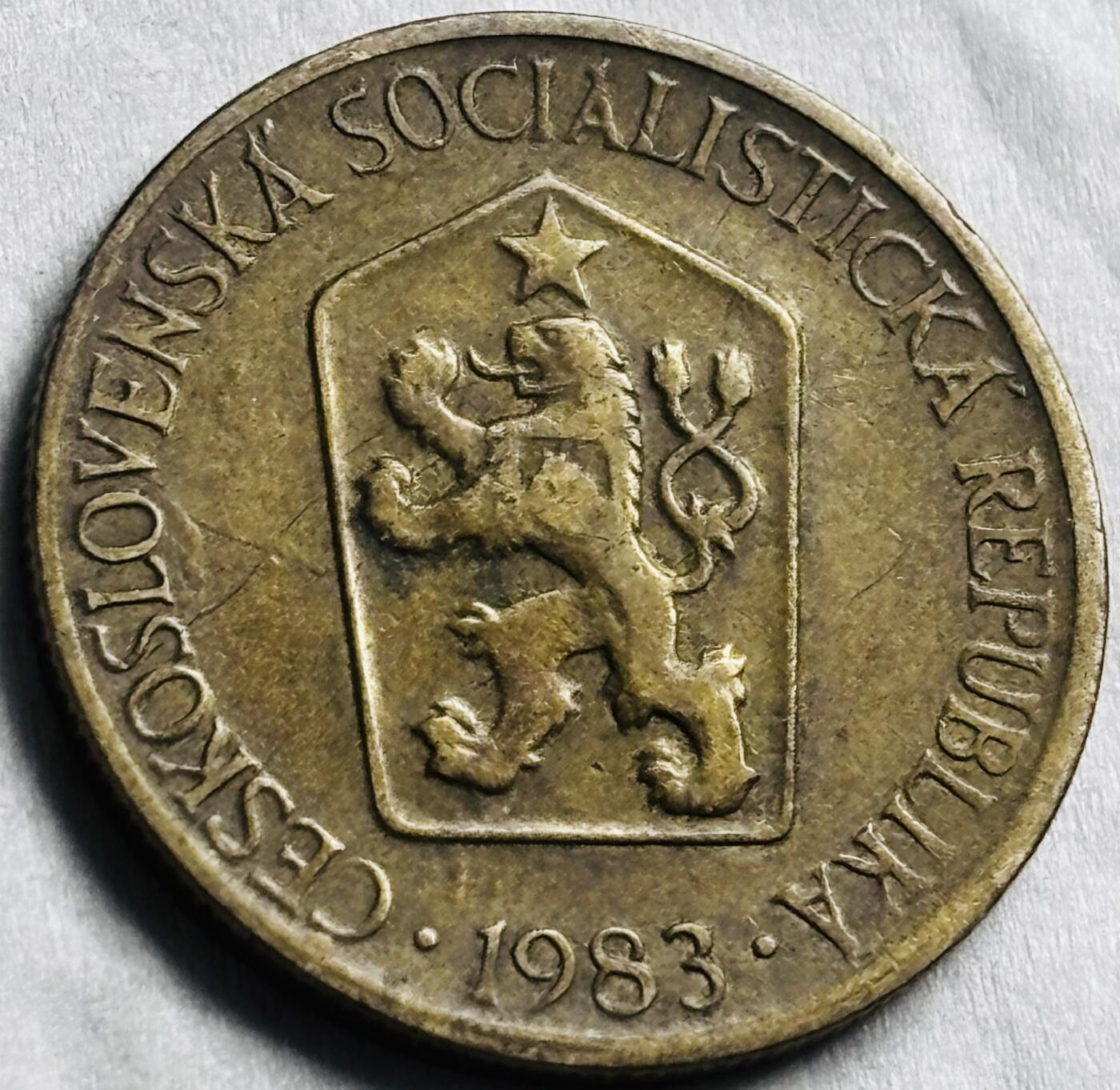 神仙姐姐-中外币专场22 1983 年捷克斯洛伐克 1 克朗