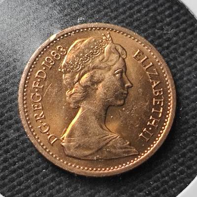 KK钱币收藏小铺 第355场 2月预留时间 周末发货 -  1983英国半便士铜币 好品