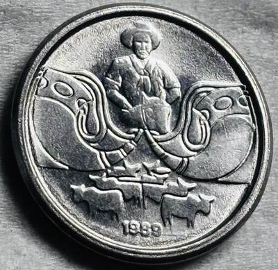 神仙姐姐-中外币专场22 - 原光好品1989 年巴西一分