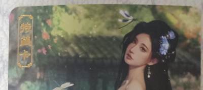 花开卡拍第43期（10月19号周日截拍，品控勿拍!!!拍品不寄存，运费5元，自制卡难免瑕疵，可能存在轻微撞角爆边等出厂瑕疵，品控介意勿拍！） - 卡将欲女传 左棻 艺术版 彩闪