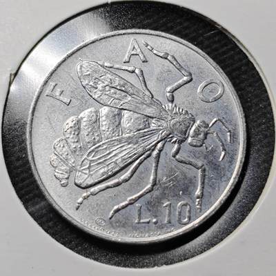 KK钱币收藏小铺 第355场 2月预留时间 周末发货 -  圣马力诺10里拉