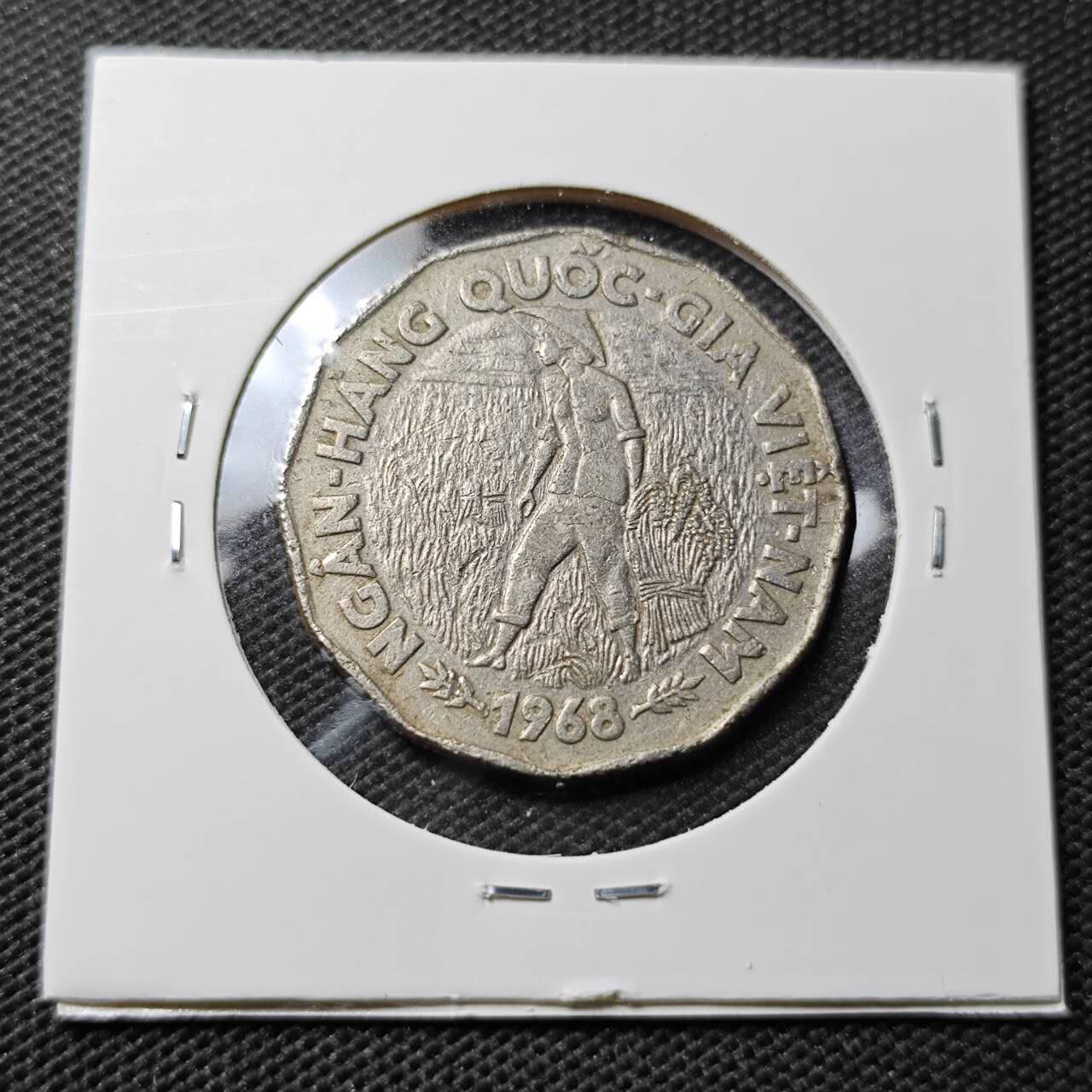 KK钱币收藏小铺 第355场 2月预留时间 周末发货  1968南越20盾纪念币