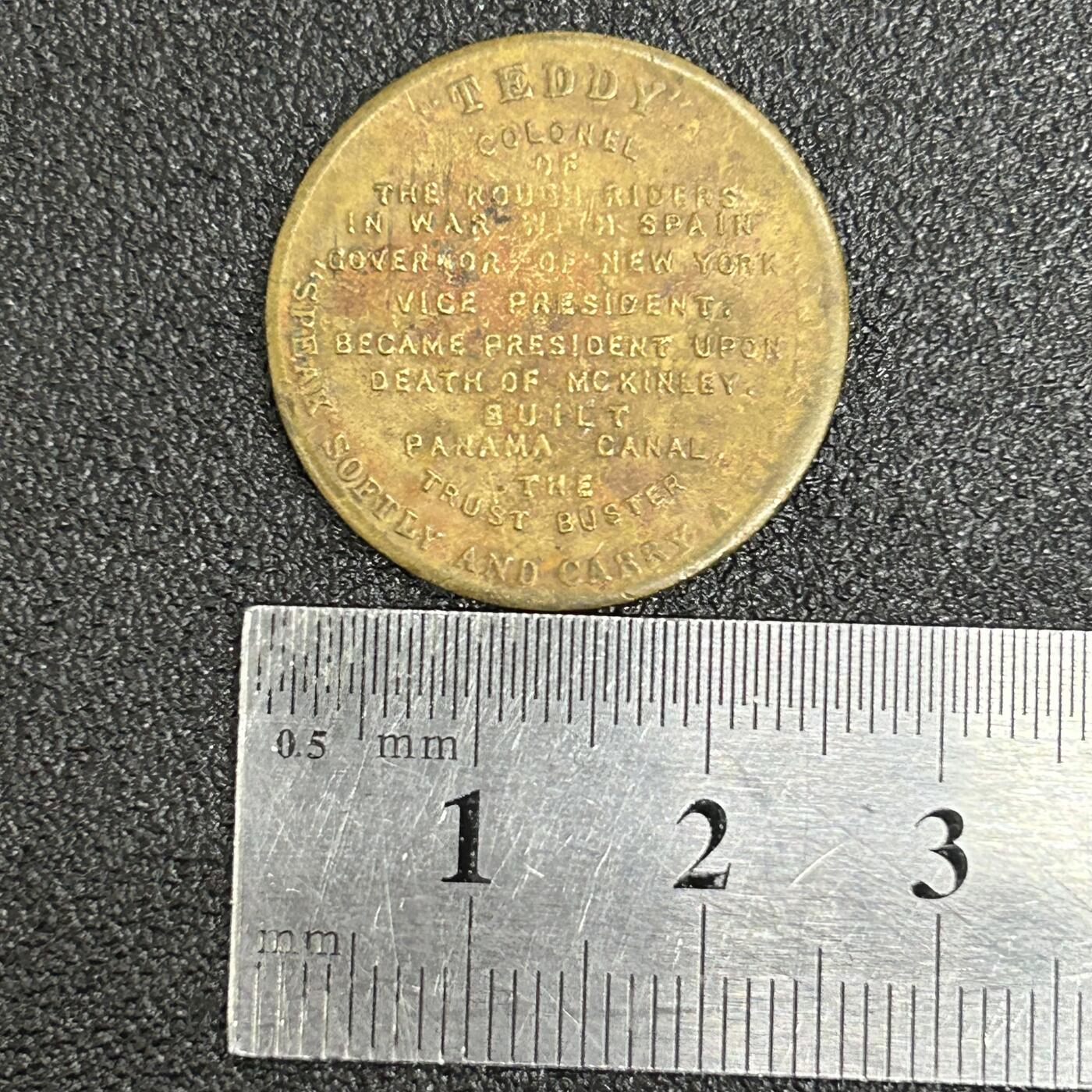西秦中古拍卖第六十二期 美国第26任总统纪念章