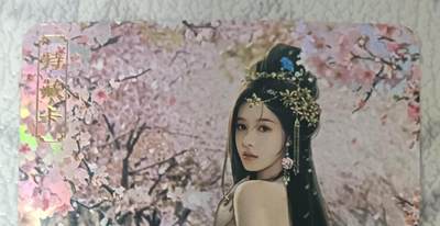 花开卡拍第43期（10月19号周日截拍，品控勿拍!!!拍品不寄存，运费5元，自制卡难免瑕疵，可能存在轻微撞角爆边等出厂瑕疵，品控介意勿拍！） - 卡将绝代芳华 李师师 艺术版 彩闪 编号109