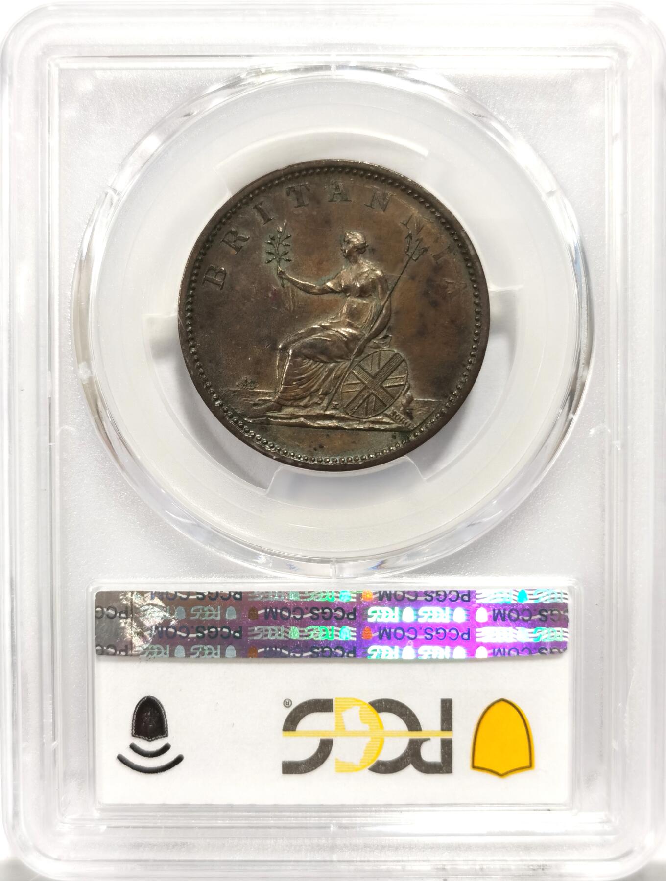博洋堂世界钱币拍卖第143期（全场包邮） PCGS MS63BN 英国1806年乔治三世1/2便士，名家旧藏