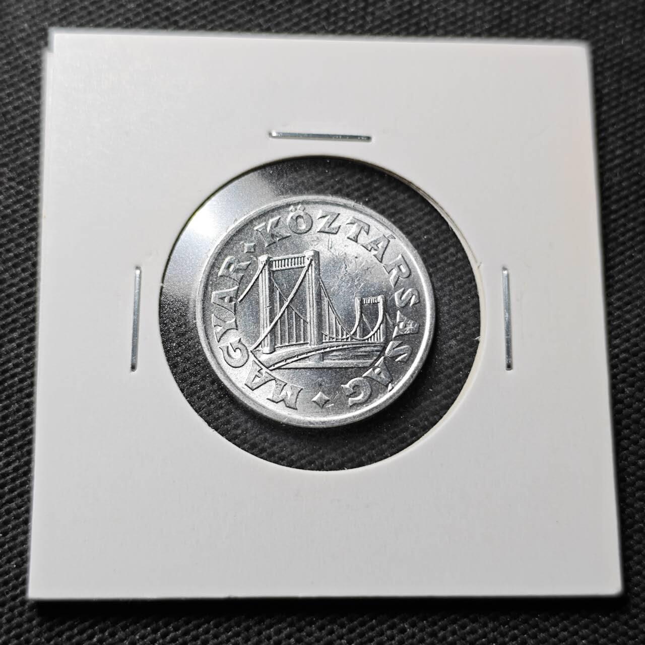 KK钱币收藏小铺 第355场 2月预留时间 周末发货  1991匈牙利50赫勒 好品