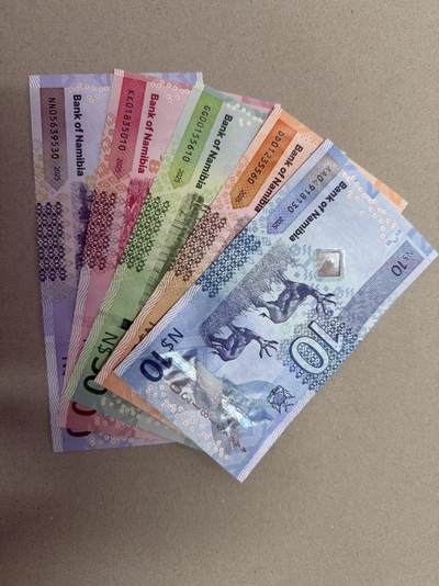 新版2025年纳米比亚10-200元套币（尾一同套币） - 尾0