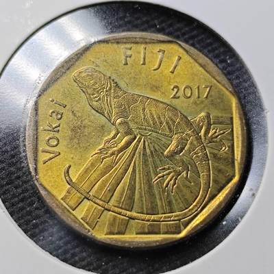 KK钱币收藏小铺 第355场 2月预留时间 周末发货 -  2017斐济1元