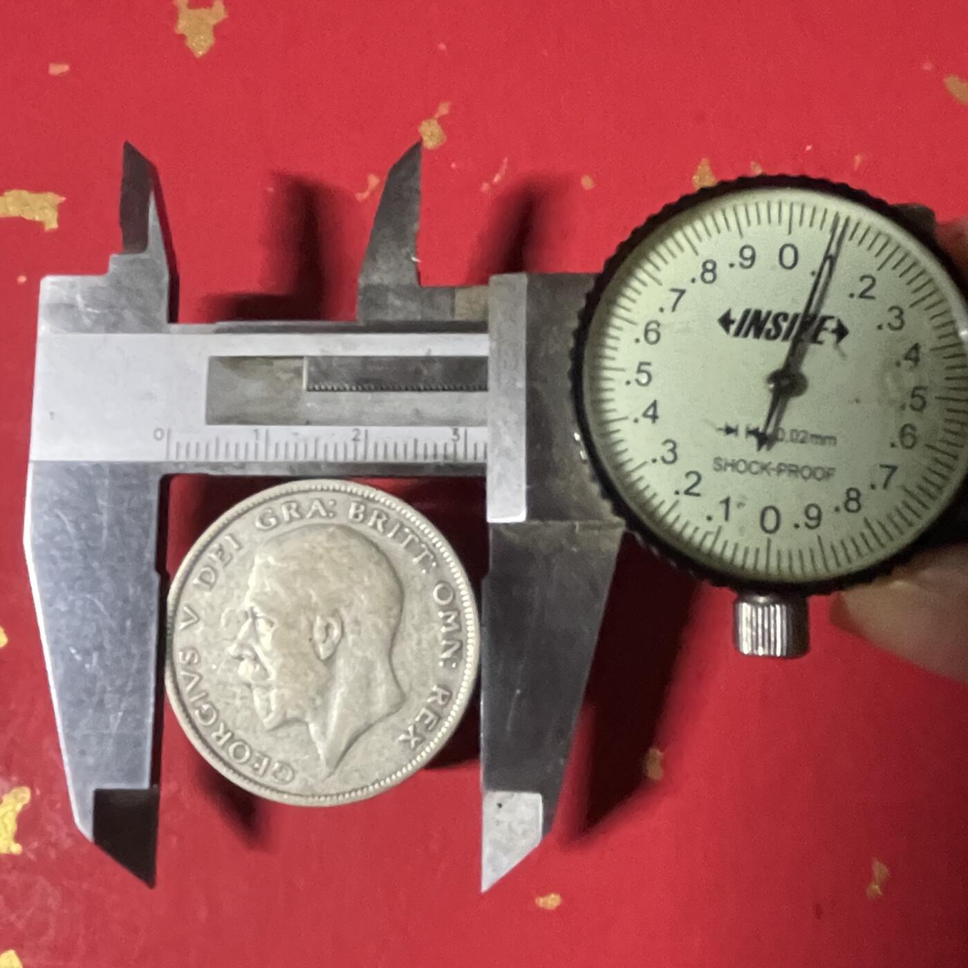 【银质纪念币、国外银币等珍品】限时专场 英国 1931年 乔治五世 半克朗银币一枚