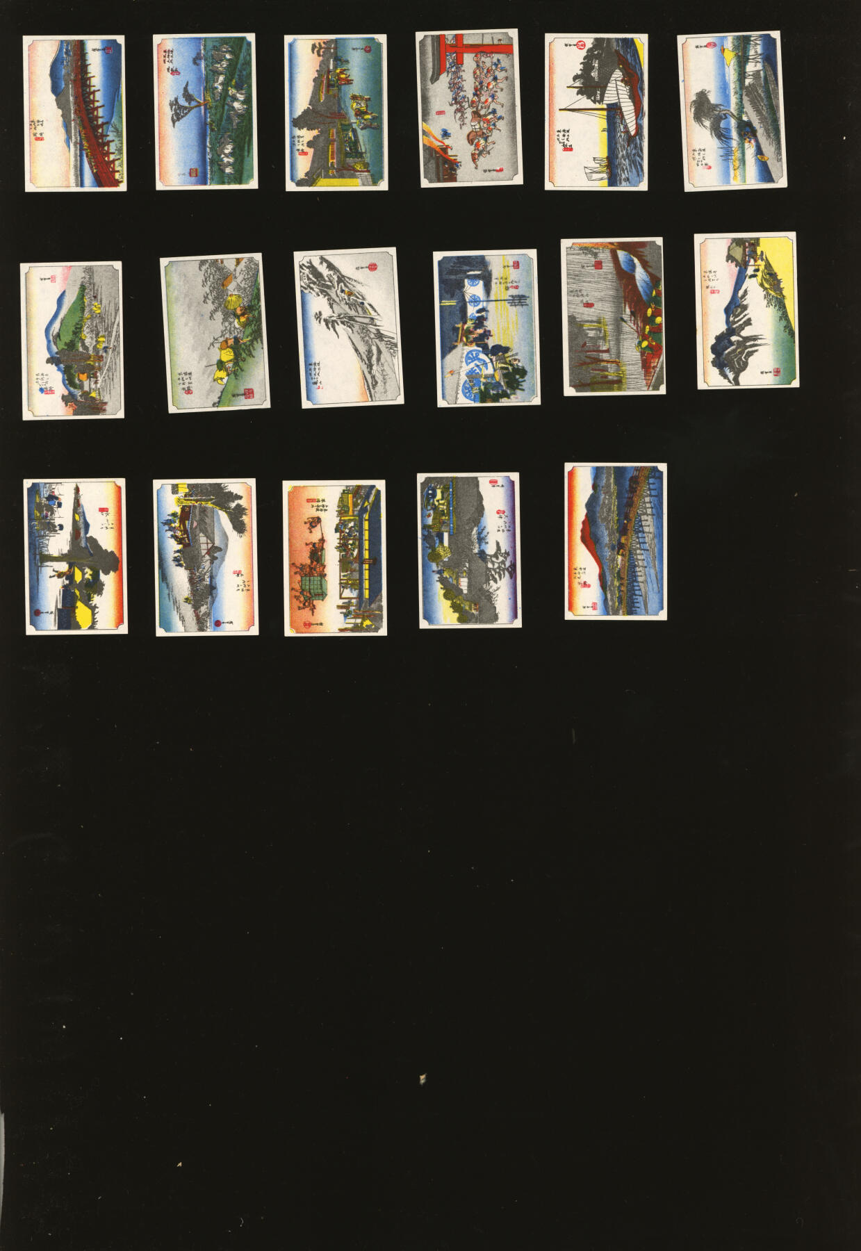 泓盛2025年秋季拍卖会 纸币 民国福新烟公司赠品券火柴壹盒3枚、昭和日本风景图火花55枚、日本章春画美女浮世绘火花10枚，保存完好，九八至全新