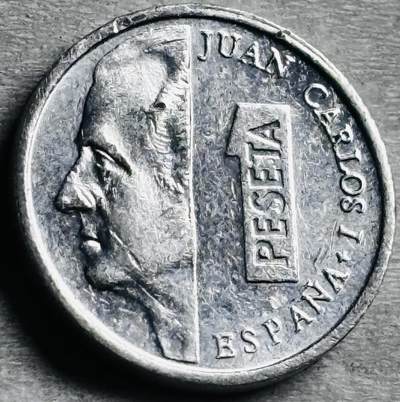 神仙姐姐-中外币专场22 原光好品1991 年西班牙 1 比塞塔