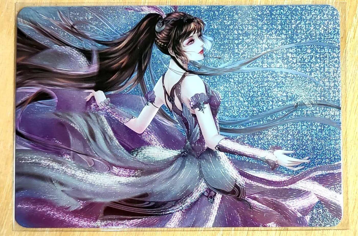 龙虎卡牌第五十九场（无佣金，满120包邮，周六晚上结拍，欢迎送拍） 粗闪 斗罗大陆卡牌 飘逸小舞
