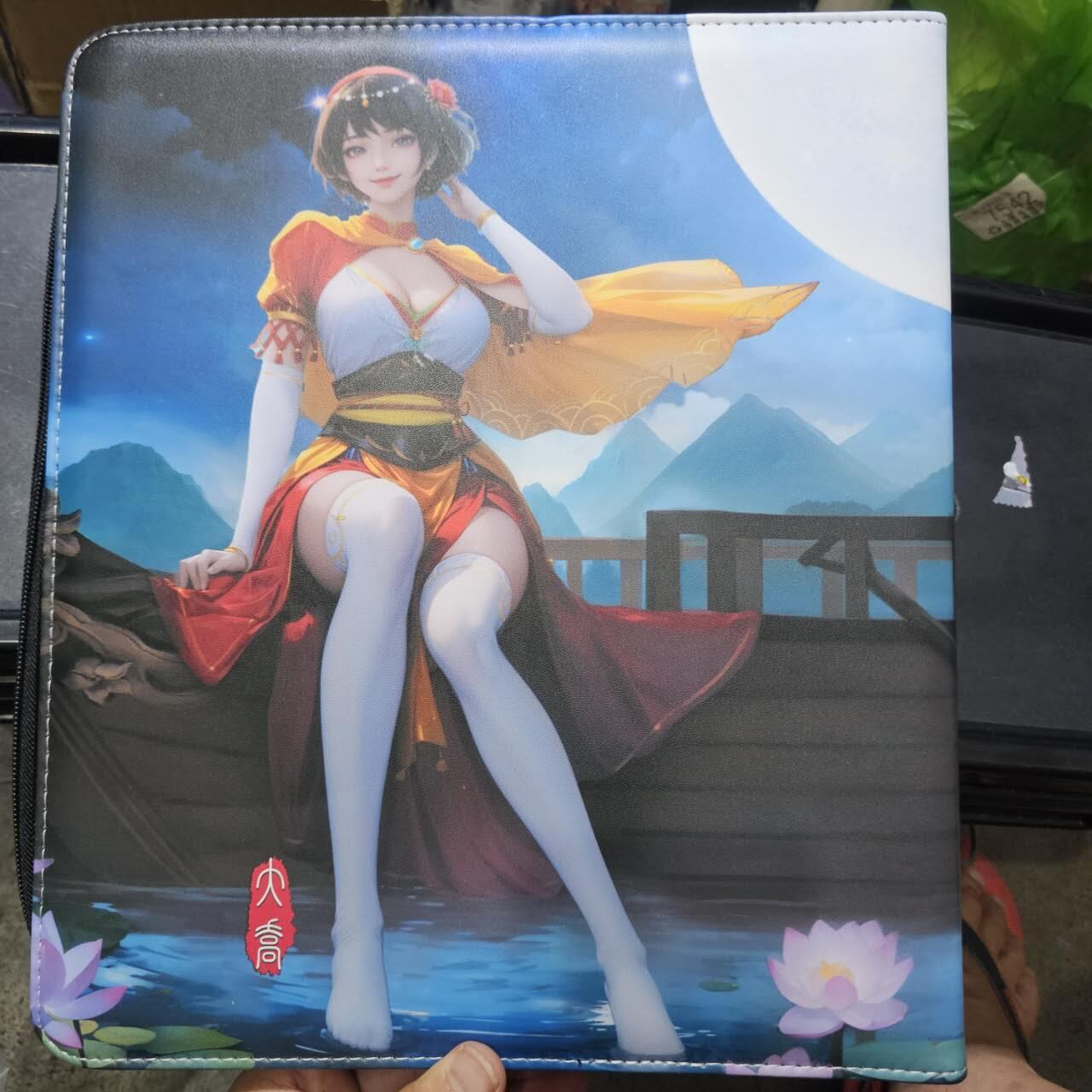 龙虎卡牌第五十九场（无佣金，满120包邮，周六晚上结拍，欢迎送拍） 9宫卡册 三国主题卡册（无内页）