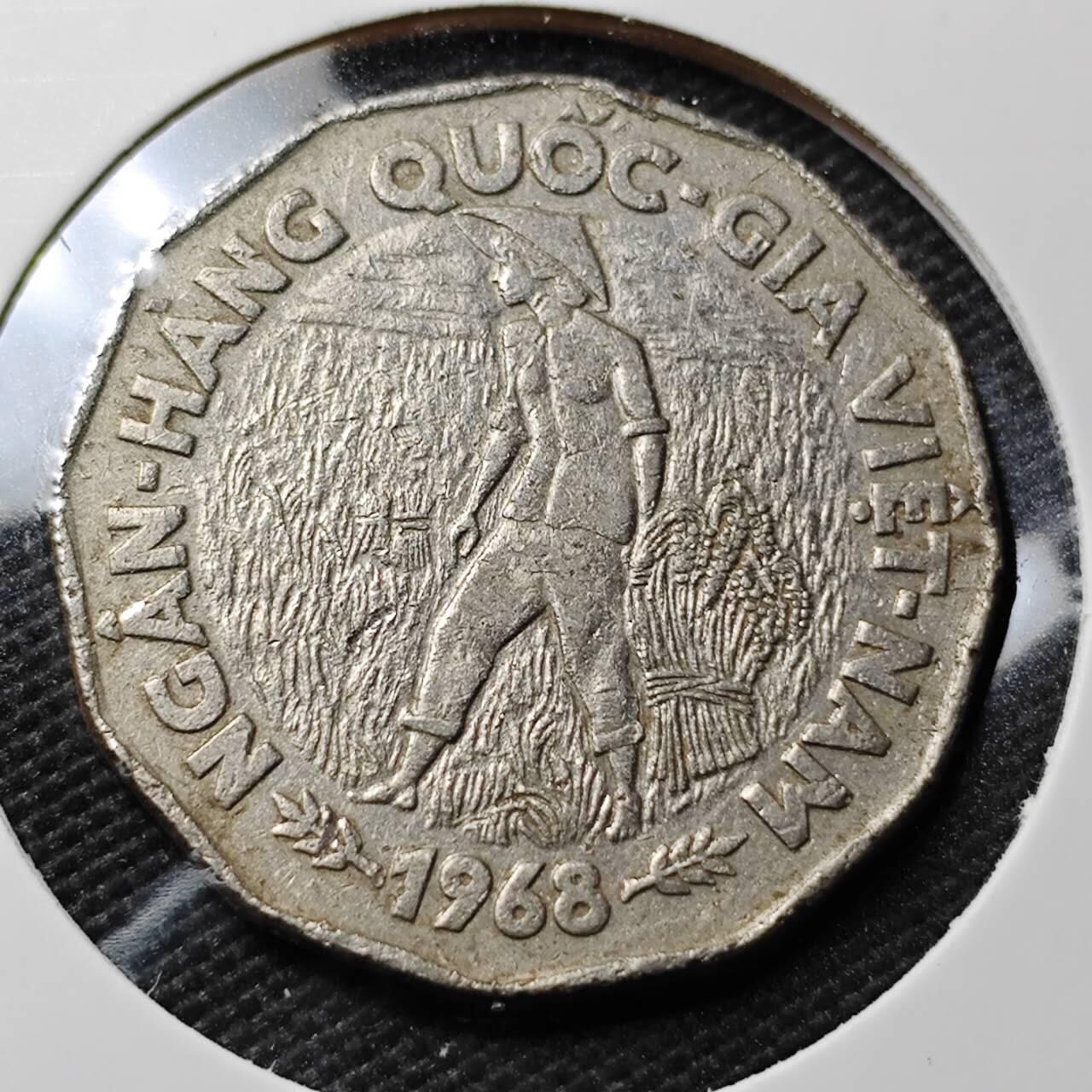 KK钱币收藏小铺 第355场 2月预留时间 周末发货  1968南越20盾纪念币