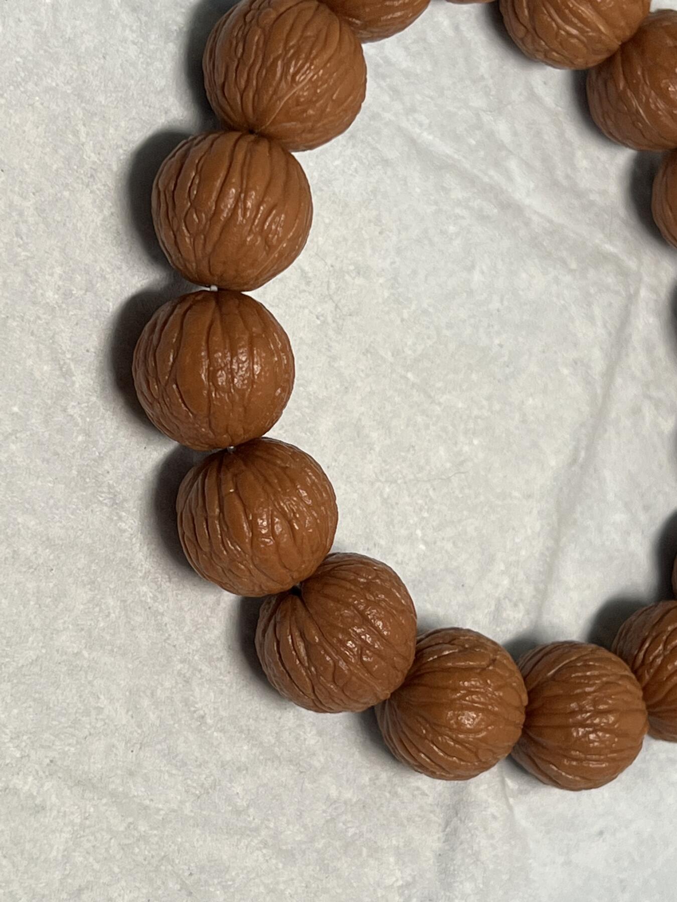 零元拍：猴头凤羽15.5MM原生态手串