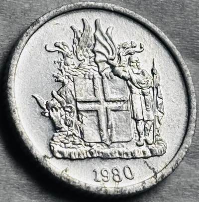 神仙姐姐-中外币专场22 - 原光好品1980 年冰岛 1 奥拉
