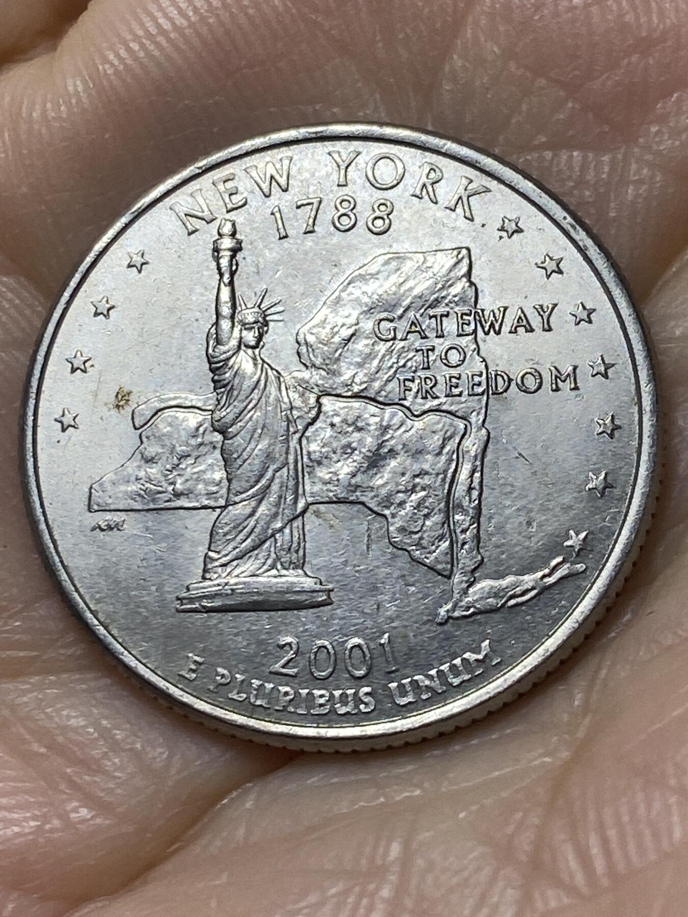 2025年第一百一十一场(总第一百三十七场）外国好品散币(免佣金) 美国🇺🇸2001年1/4美元( D标丹佛造)