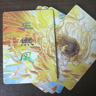花开卡拍第43期（10月19号周日截拍，品控勿拍!!!拍品不寄存，运费5元，自制卡难免瑕疵，可能存在轻微撞角爆边等出厂瑕疵，品控介意勿拍！） - 燎原太虚幻境 王熙凤 九拼普卡 9张