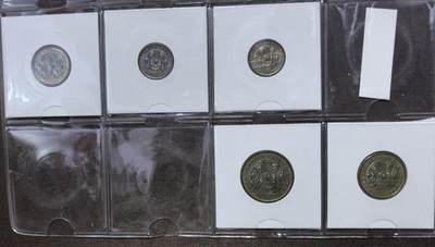 北京马甸外国币专卖第145期，外国币专场，陆续上拍，欢迎关注 散币：其中苏维埃15戈比和10戈比是银币