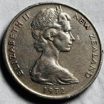 神仙姐姐-中外币专场22 1972 年新西兰 20 分