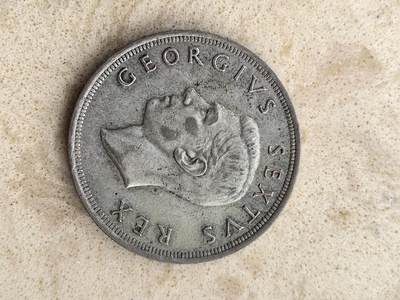 道一币馆币章第一百五十二场 - 南非1952年发现南开普敦300周年5先令银币