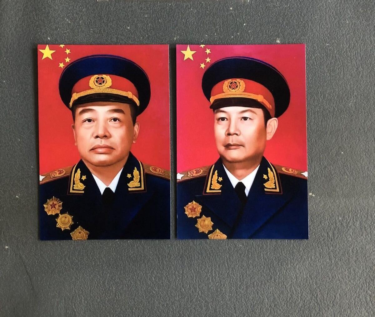红色记忆专场 十大元帅明信片一套10枚高清珠光纸