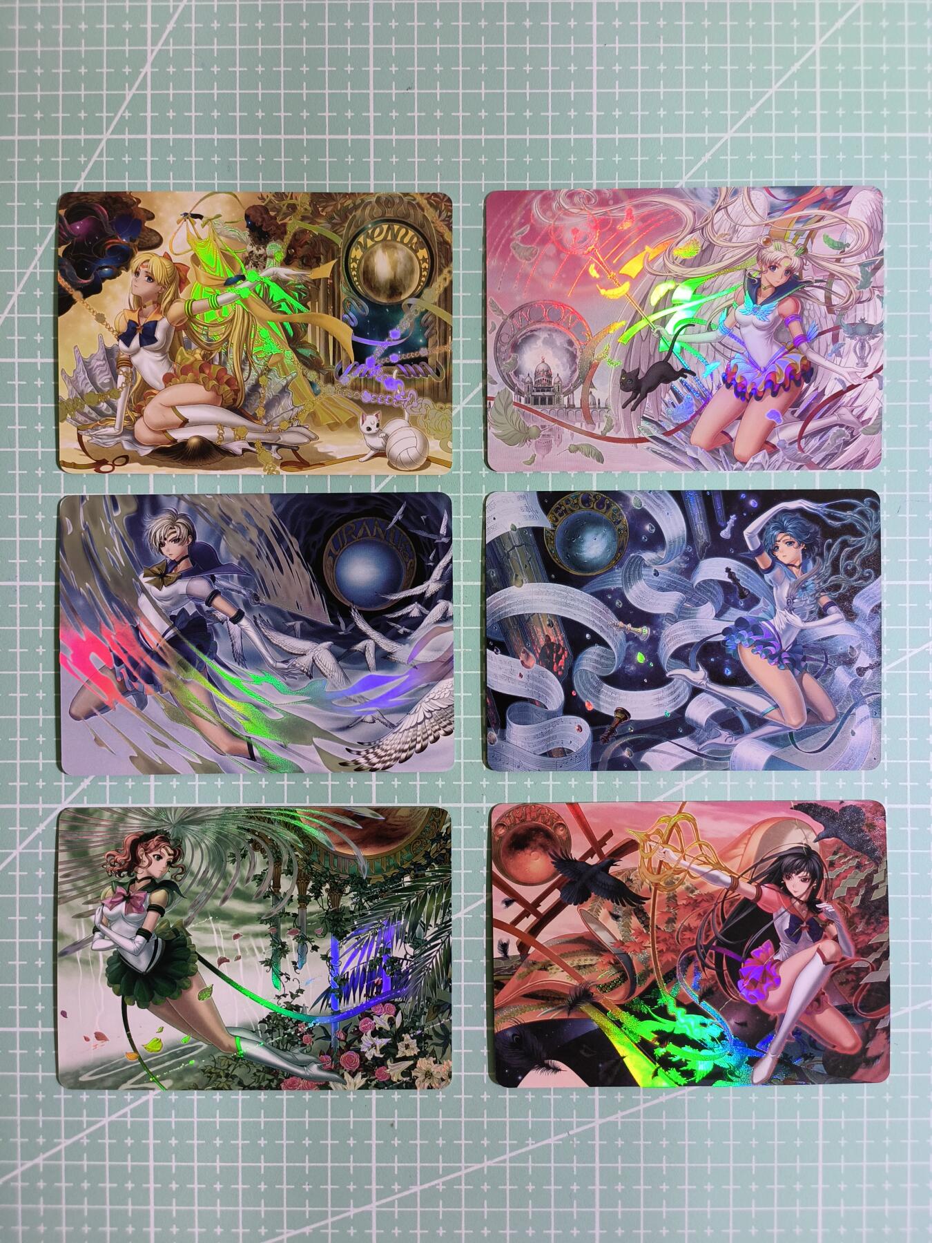 C先生卡牌 第14期 《神州百花谱》《Art系列》《人间传》持续收拍品中... 【自制卡】二次元《美少女战士》横版6张