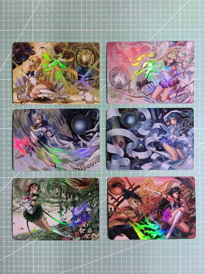 C先生卡牌 第14期 《神州百花谱》《Art系列》《人间传》持续收拍品中... - 【自制卡】二次元《美少女战士》横版6张