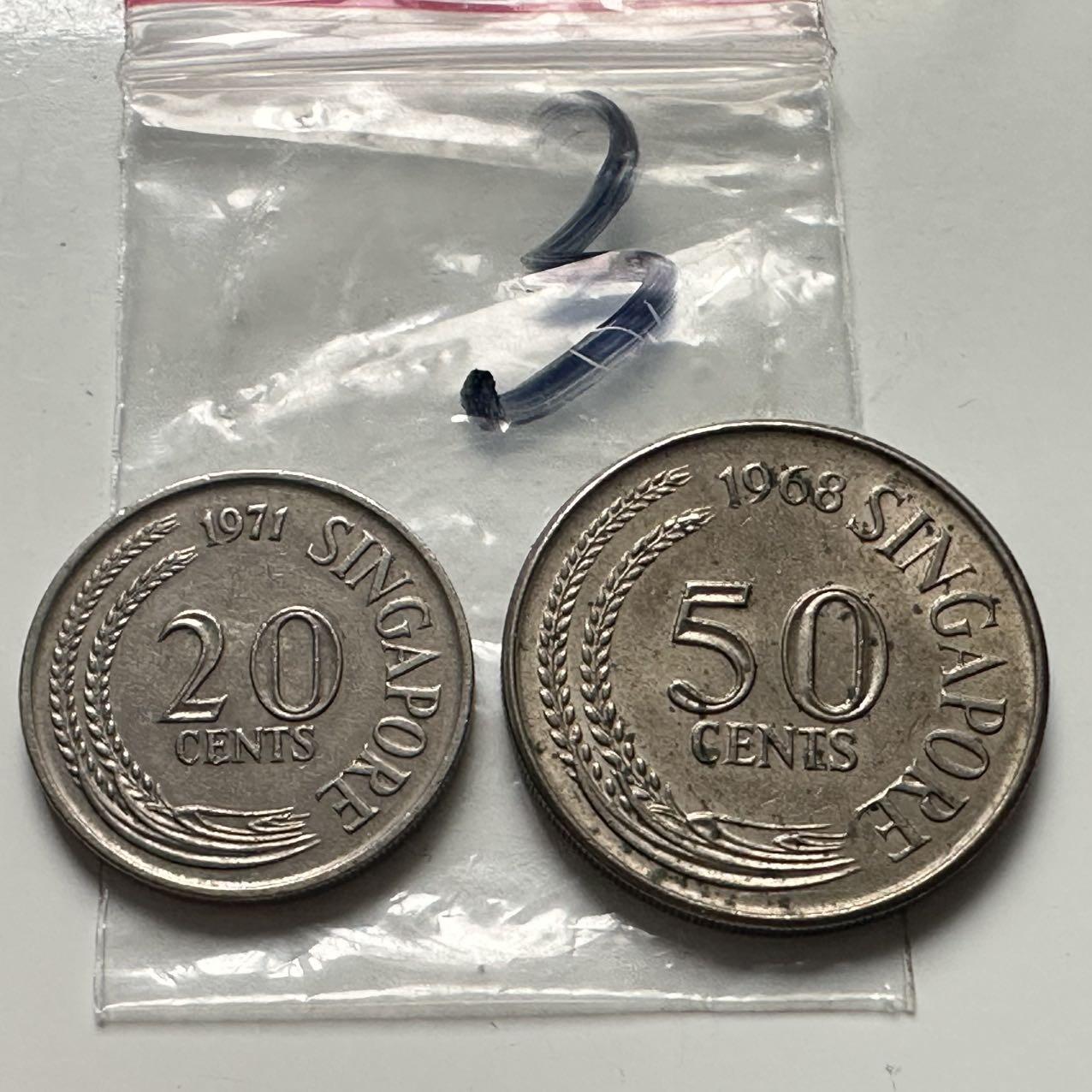 🌹外币初藏🌹🐯2025年第116场  每周二四六晚8️⃣点 接代拍 新加坡20-50分一对 3
