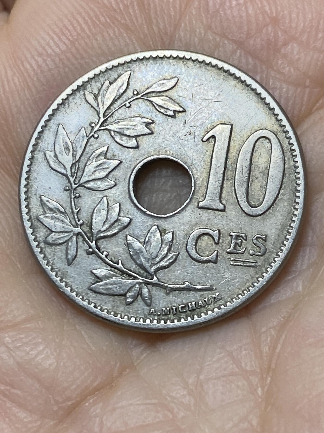 2025年第一百一十二场(总第一百三十八场）外国好品散币(免佣金) 比利时🇧🇪1903年10分(利奥波德二世，法语版)